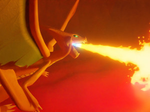 3D Charizard Mega Y 3D Модель