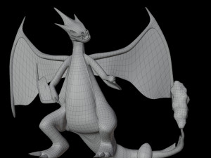 3D Charizard Mega Y 3D Модель