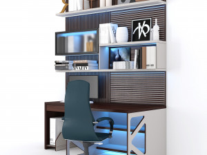 office table 3D मॉडल