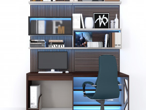 office table 3D मॉडल
