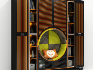 étagère à livres Modèle 3D