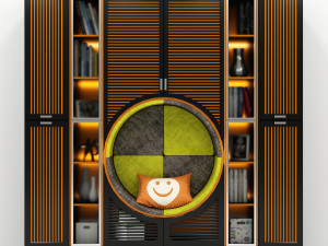 book shelf 3D Модель