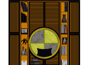 book shelf 3D Модель