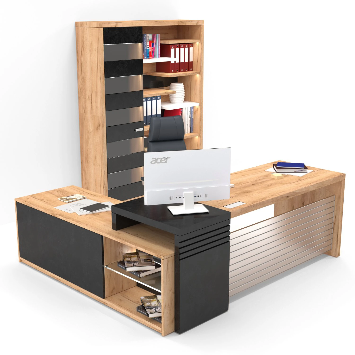 office table 3D Model .c4d .max .obj .3ds .fbx .stl .blend