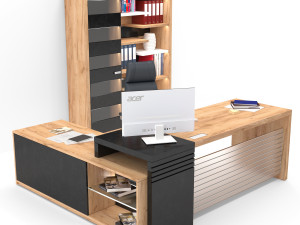 office table 3D 模型