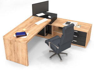 office table Model 3D