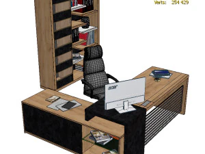 office table 3D Model