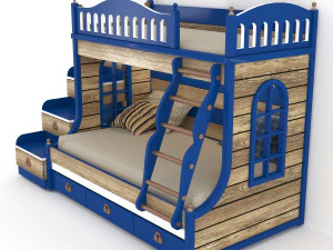 bunk bed 3D Model