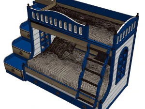 bunk bed 3D Model