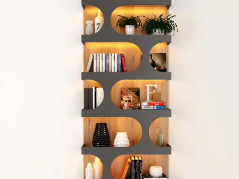 Bookcase 3D Model
