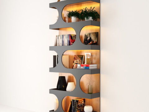 Bookcase Modèle 3D