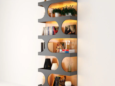Bookcase 3D Model