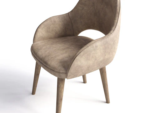 Table Chair 3D Model