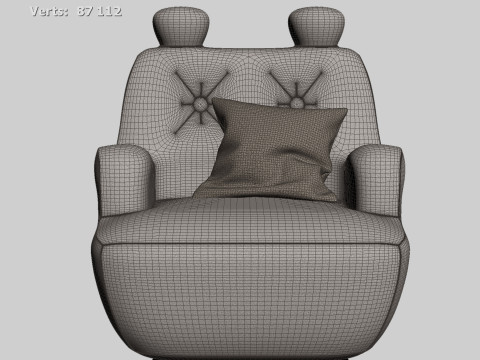 Armchair 3D 模型