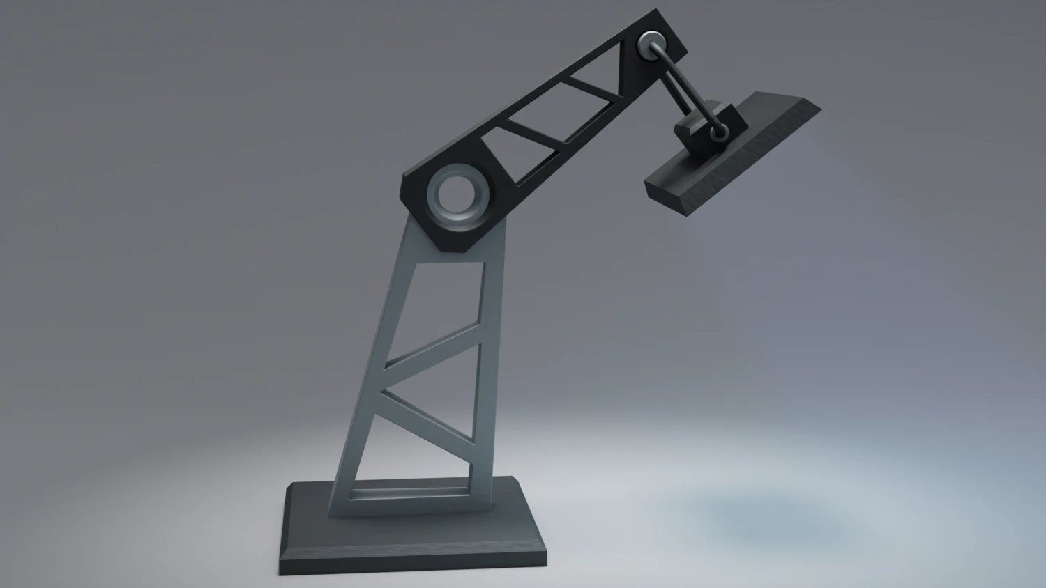 lamp sci-fi low poly 3D Model .c4d .max .obj .3ds .fbx .stl .blend 