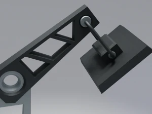 lamp sci-fi low poly 3D Model