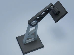 lamp sci-fi low poly 3D Model