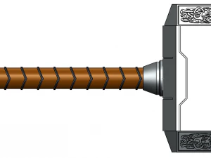 mjolnir Modelo de Impressão 3D