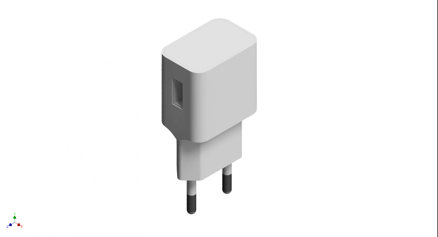 charger 3D Model .c4d .max .obj .3ds .fbx .stl .blend 