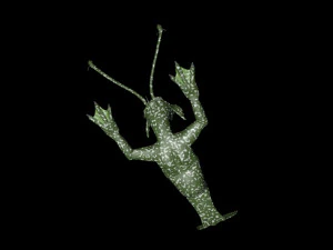 Amphibian man 3D Model