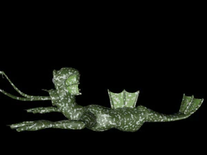 Amphibian man 3D Model