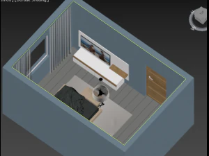 modern bedroom 3D Model