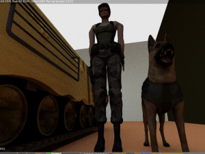 war scene 3D-Modell
