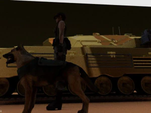 cena de guerra Modelo 3D