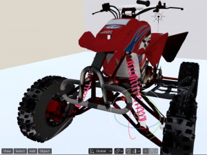 moto bike 3D 模型