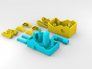 Geometry Dash default robot toy 3D Print Model