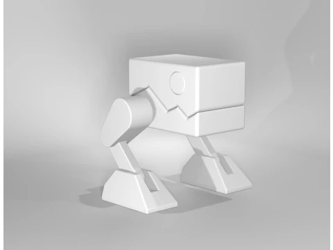 Geometry Dash default robot toy 3D Print Model