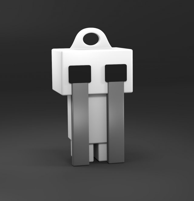 FnaF Crying Child character keychain Modèles 3D en vedette .c4d .max .obj .3ds .fbx .stl .blend 