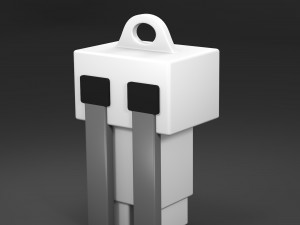 FnaF Crying Child character keychain Modèles 3D en vedette