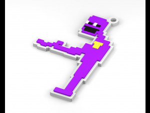 Keychains FnaF 3D Print Model