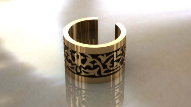 cufflink celtic soul 3D Model .c4d .max .obj .3ds .fbx .stl .blend 