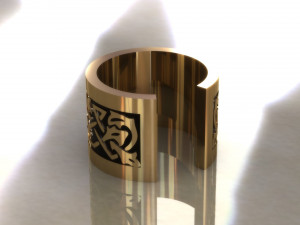 cufflink celtic soul 3D Model