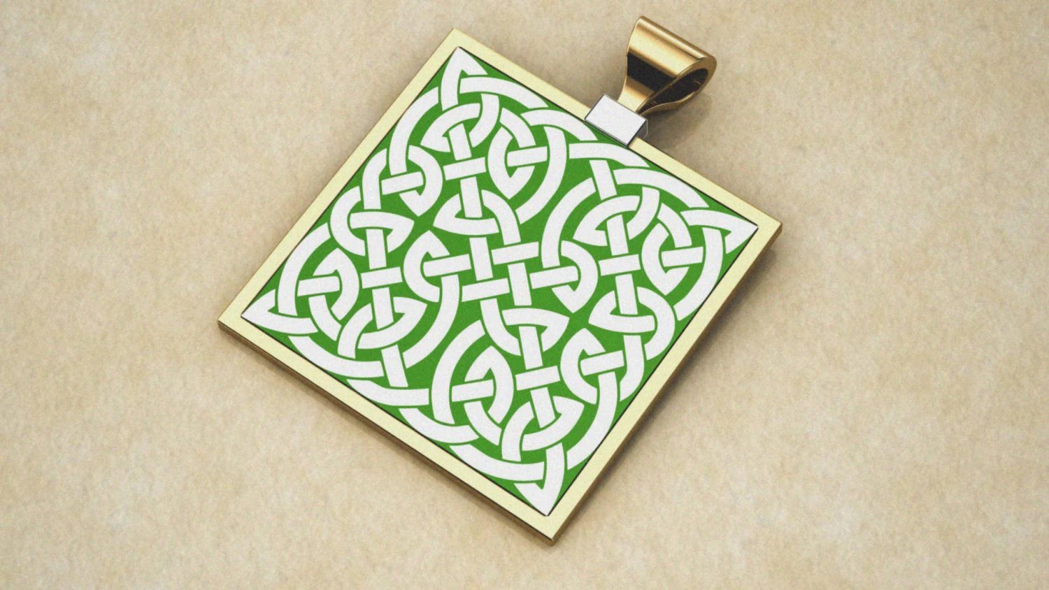 pendant celtic dream 3D Model .c4d .max .obj .3ds .fbx .stl .blend 