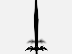 sword dark swings 3D Model
