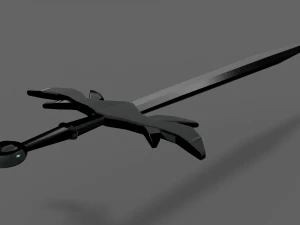 sword dark swings 3D Model