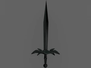 sword dark swings 3D Model