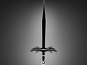 sword dark swings 3D Model