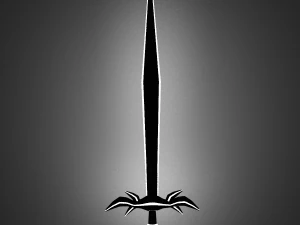 sword dark swings 3D Model