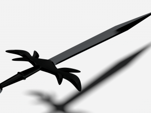 sword dark swings 3D मॉडल