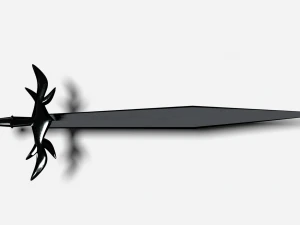sword dark swings 3D Model