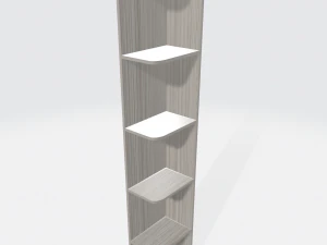 कोने की कैबिनेट 3D मॉडल