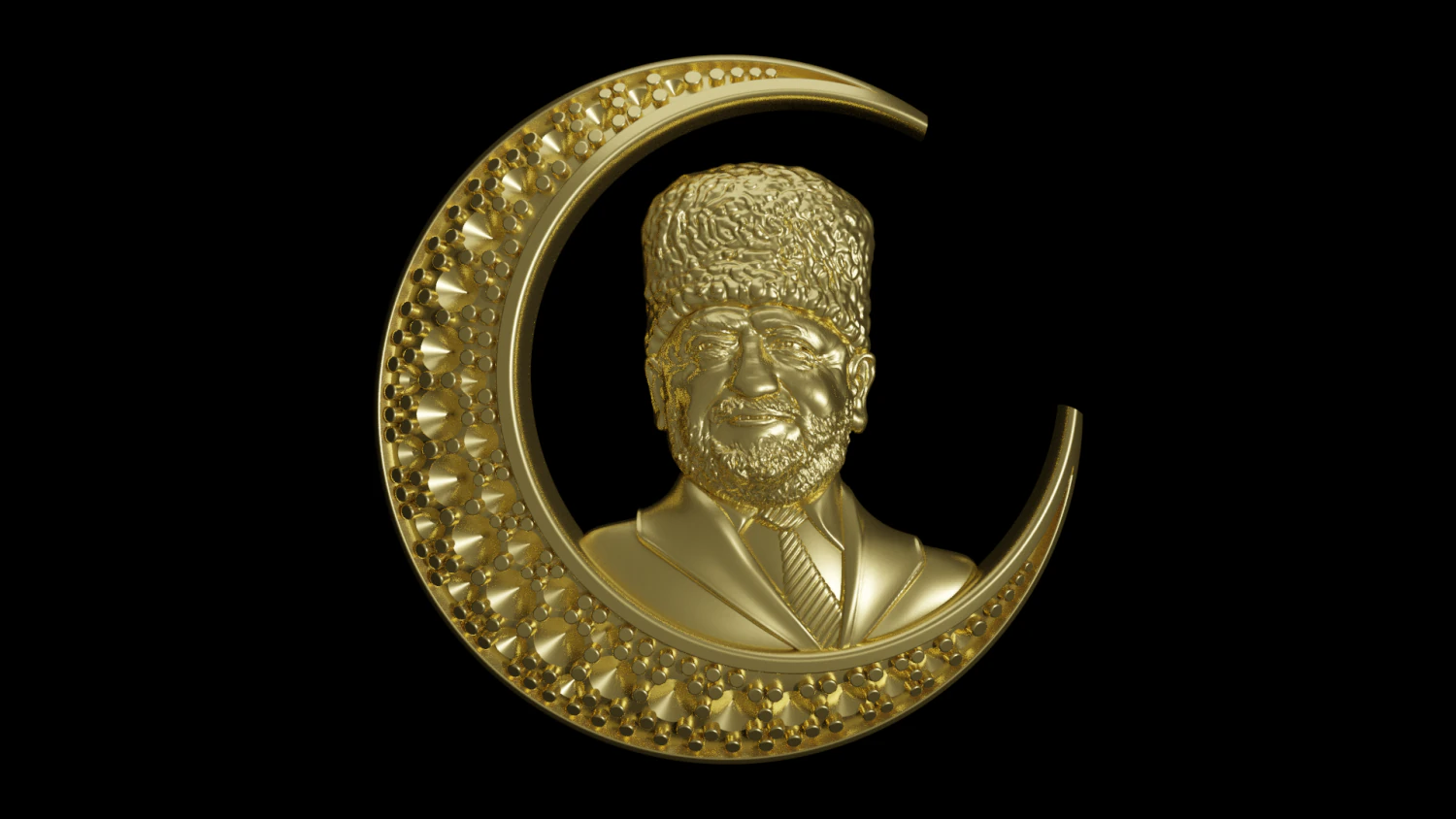 akhmad-haji abdulkhamidovich kadyrov 3D Print Model .c4d .max .obj .3ds .fbx .stl .blend 