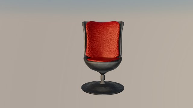 armchair 3D Model .c4d .max .obj .3ds .fbx .stl .blend 