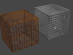 Two cages 3D Model