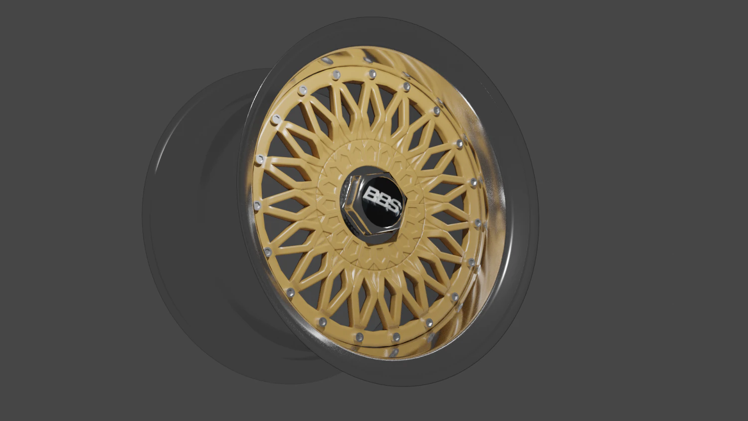 BBS disc 3D Model .c4d .max .obj .3ds .fbx .stl .blend 