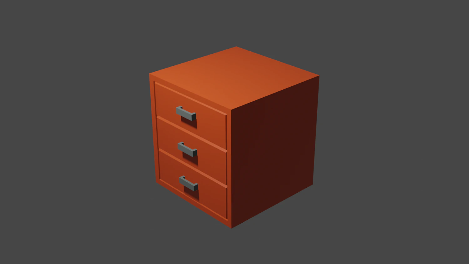 Bedside table 3D Model .c4d .max .obj .3ds .fbx .stl .blend